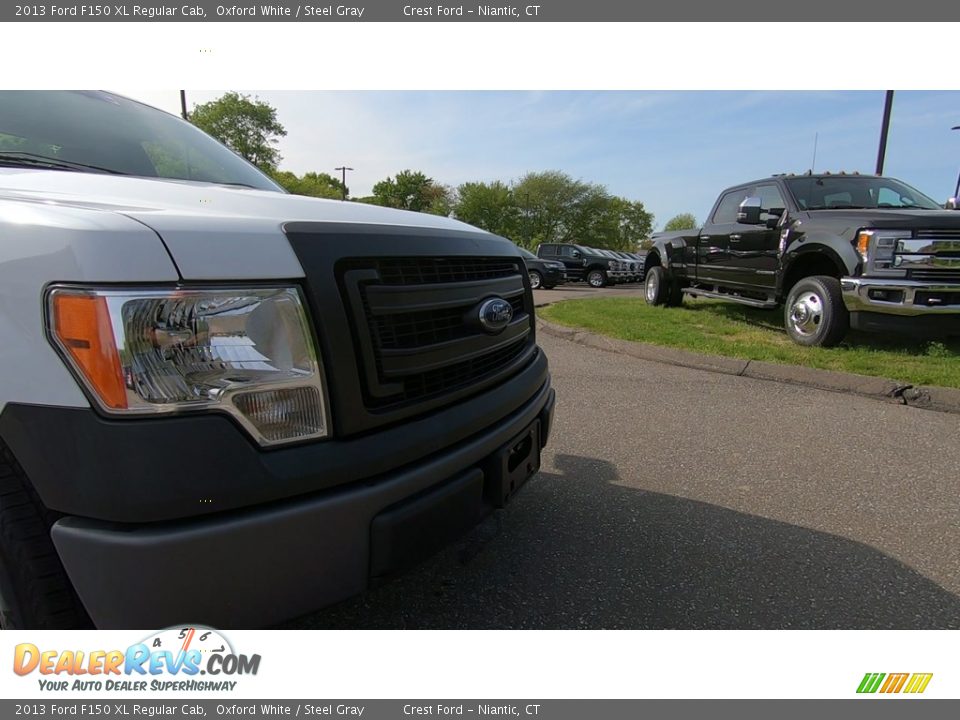 2013 Ford F150 XL Regular Cab Oxford White / Steel Gray Photo #23
