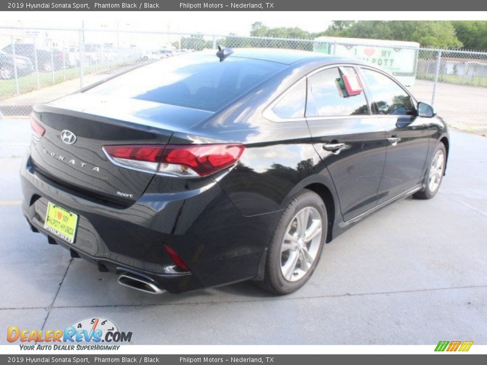 2019 Hyundai Sonata Sport Phantom Black / Black Photo #8