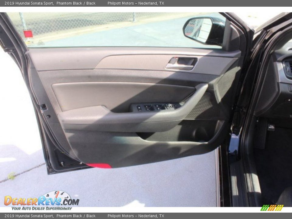 2019 Hyundai Sonata Sport Phantom Black / Black Photo #9