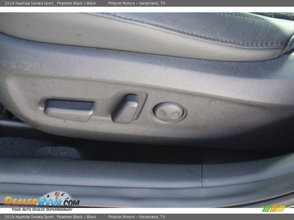2019 Hyundai Sonata Sport Phantom Black / Black Photo #11