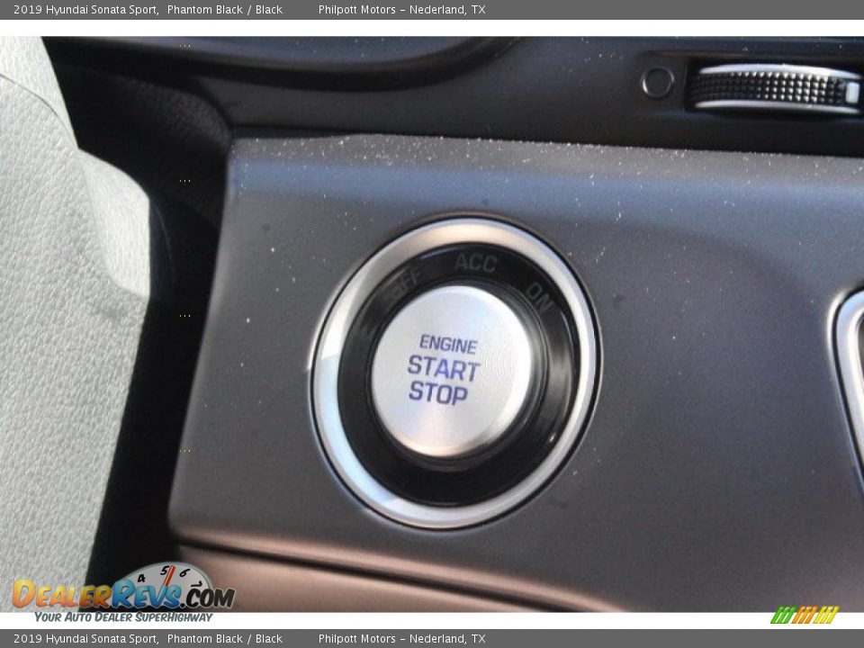 2019 Hyundai Sonata Sport Phantom Black / Black Photo #15