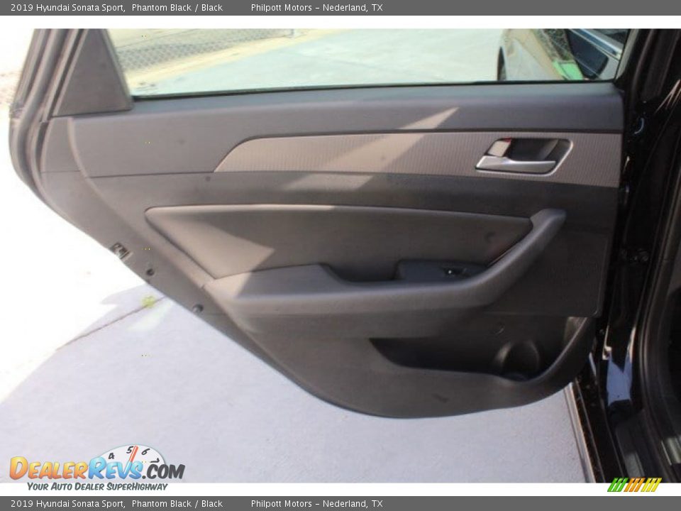2019 Hyundai Sonata Sport Phantom Black / Black Photo #18