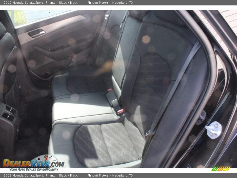 2019 Hyundai Sonata Sport Phantom Black / Black Photo #19