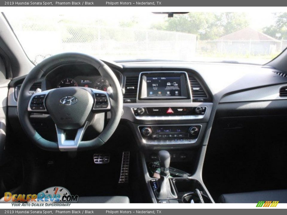 2019 Hyundai Sonata Sport Phantom Black / Black Photo #20