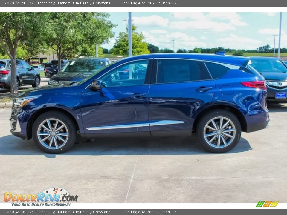 Fathom Blue Pearl 2020 Acura RDX Technology Photo #4