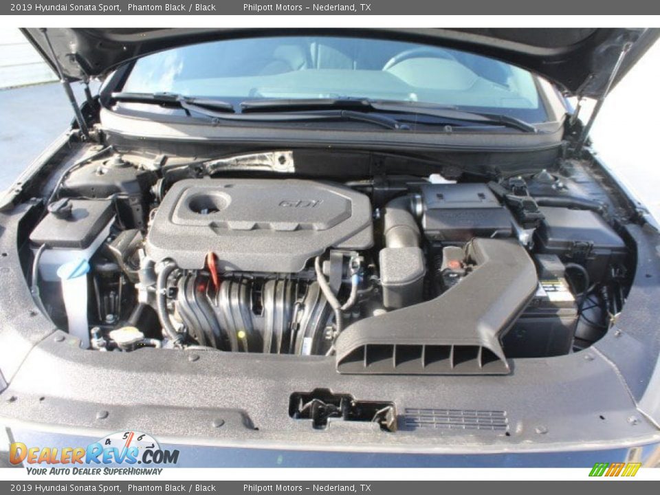 2019 Hyundai Sonata Sport Phantom Black / Black Photo #23