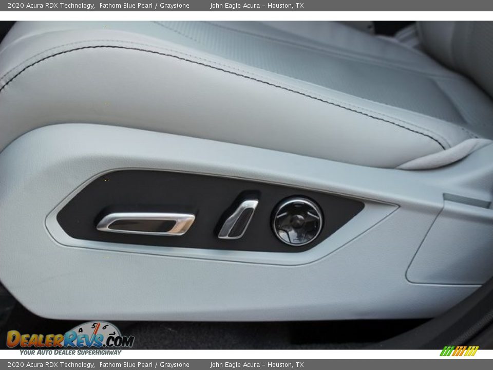 2020 Acura RDX Technology Fathom Blue Pearl / Graystone Photo #14