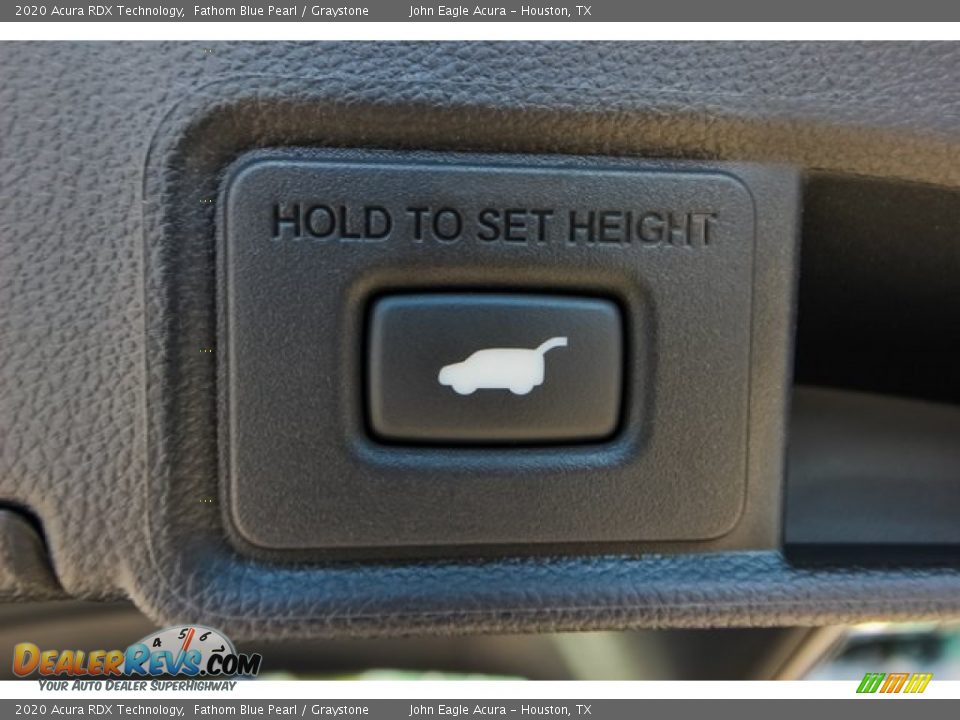 2020 Acura RDX Technology Fathom Blue Pearl / Graystone Photo #20