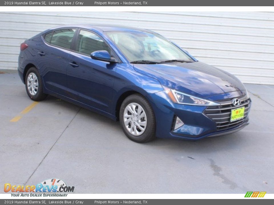 2019 Hyundai Elantra SE Lakeside Blue / Gray Photo #2