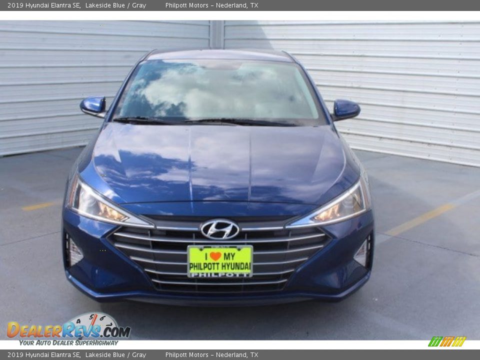 2019 Hyundai Elantra SE Lakeside Blue / Gray Photo #3