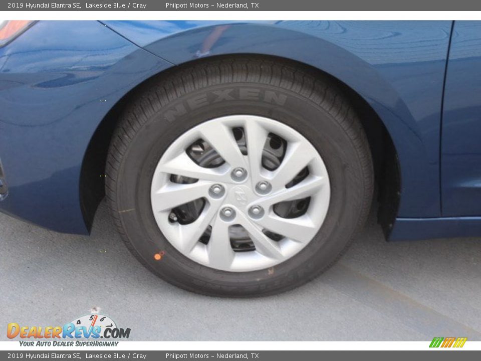 2019 Hyundai Elantra SE Lakeside Blue / Gray Photo #5