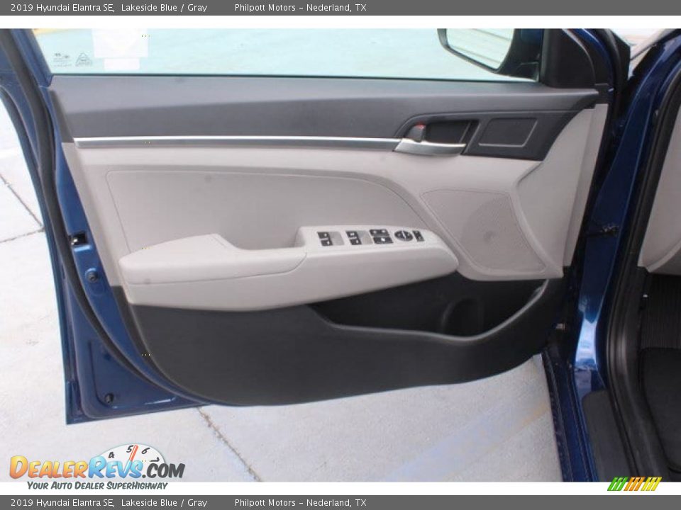2019 Hyundai Elantra SE Lakeside Blue / Gray Photo #9