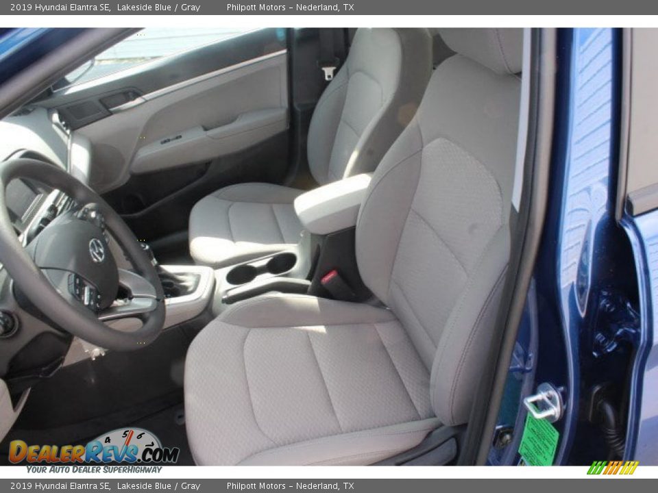 2019 Hyundai Elantra SE Lakeside Blue / Gray Photo #10