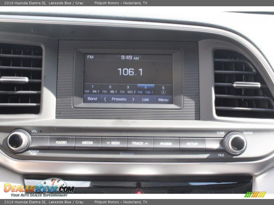 2019 Hyundai Elantra SE Lakeside Blue / Gray Photo #11