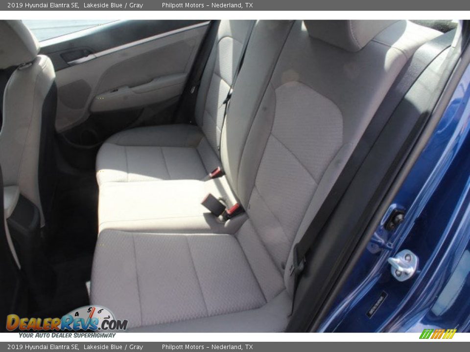 2019 Hyundai Elantra SE Lakeside Blue / Gray Photo #17