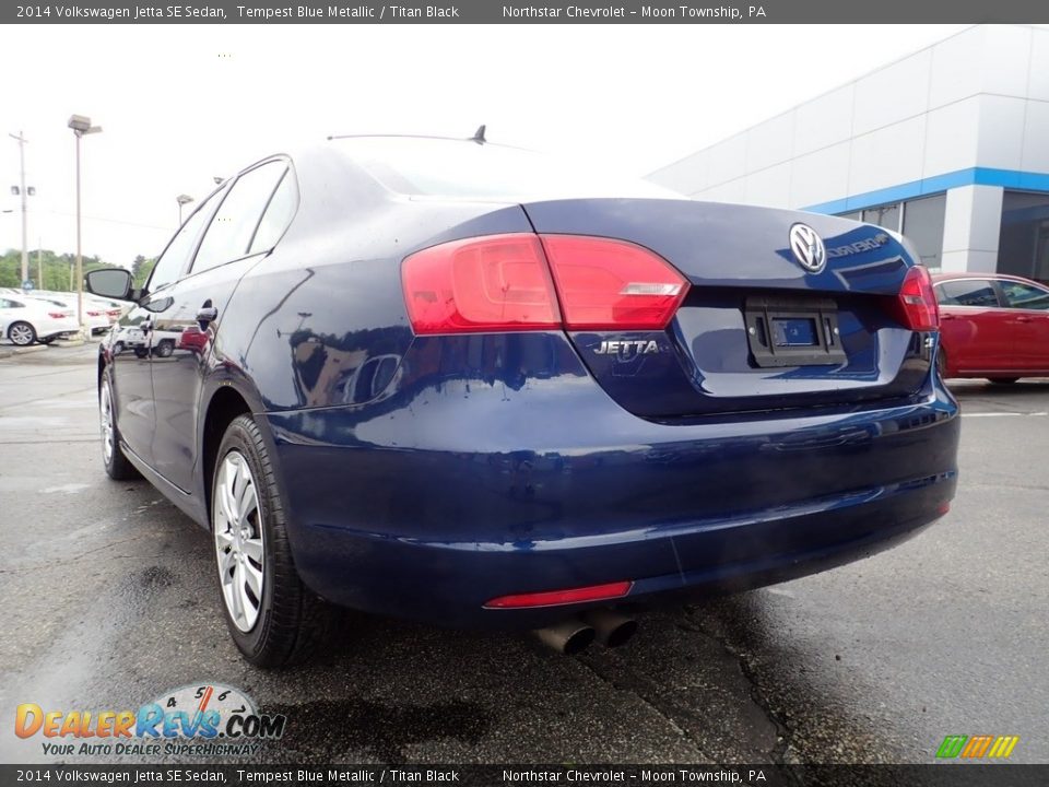 2014 Volkswagen Jetta SE Sedan Tempest Blue Metallic / Titan Black Photo #5