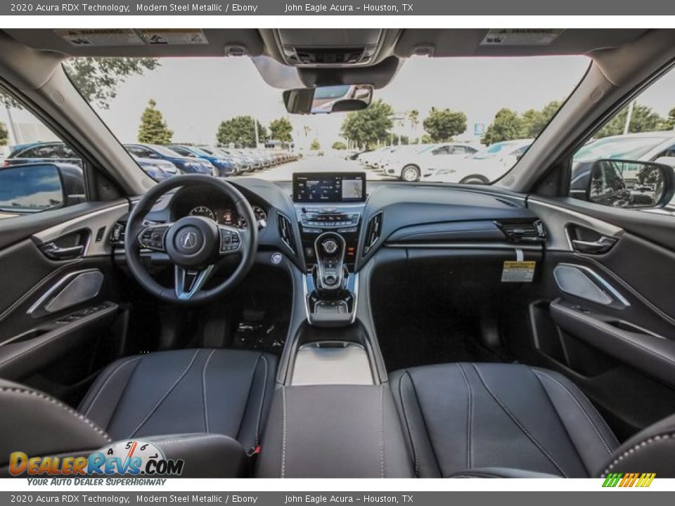 Ebony Interior - 2020 Acura RDX Technology Photo #9