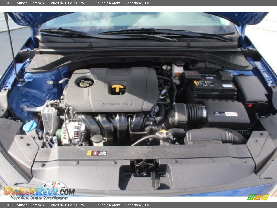 2019 Hyundai Elantra SE Lakeside Blue / Gray Photo #21