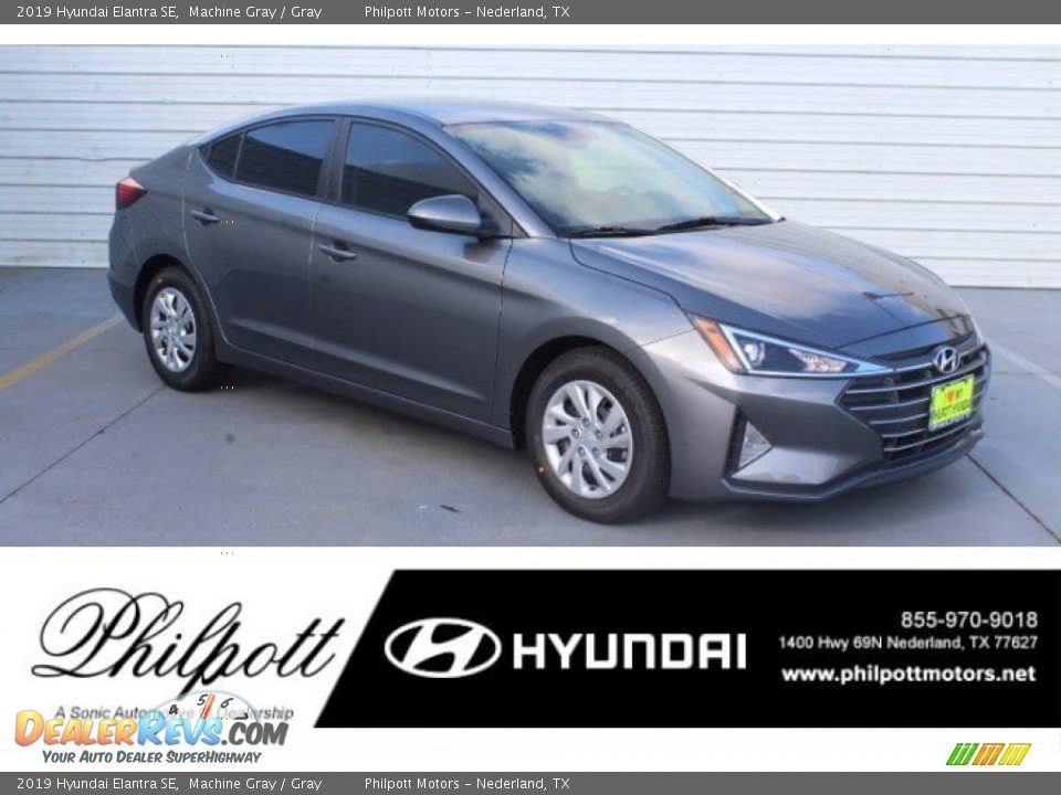 2019 Hyundai Elantra SE Machine Gray / Gray Photo #1