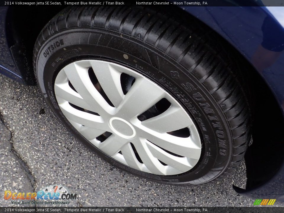 2014 Volkswagen Jetta SE Sedan Tempest Blue Metallic / Titan Black Photo #14