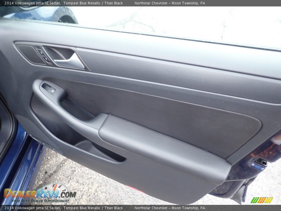 2014 Volkswagen Jetta SE Sedan Tempest Blue Metallic / Titan Black Photo #18