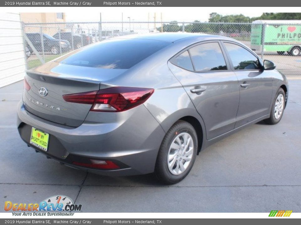 2019 Hyundai Elantra SE Machine Gray / Gray Photo #8