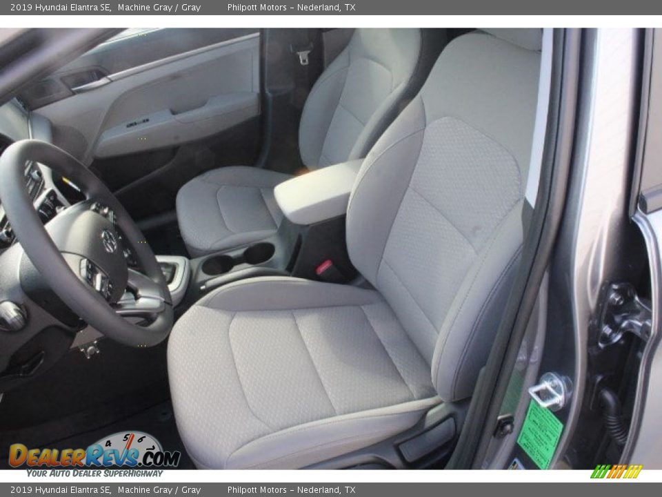 2019 Hyundai Elantra SE Machine Gray / Gray Photo #10