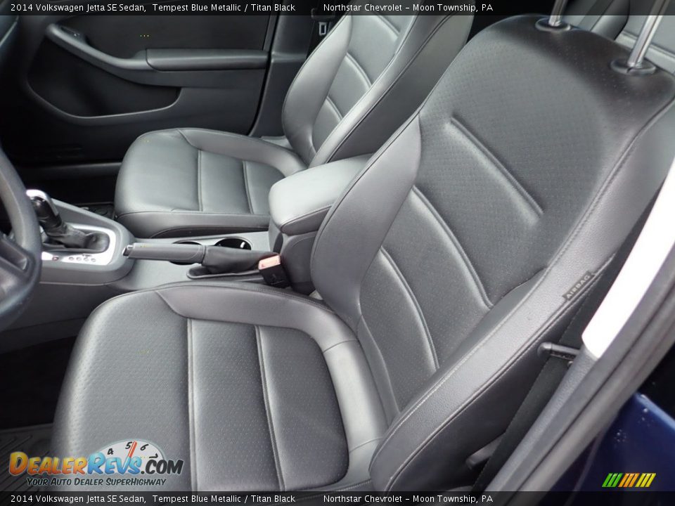 2014 Volkswagen Jetta SE Sedan Tempest Blue Metallic / Titan Black Photo #21