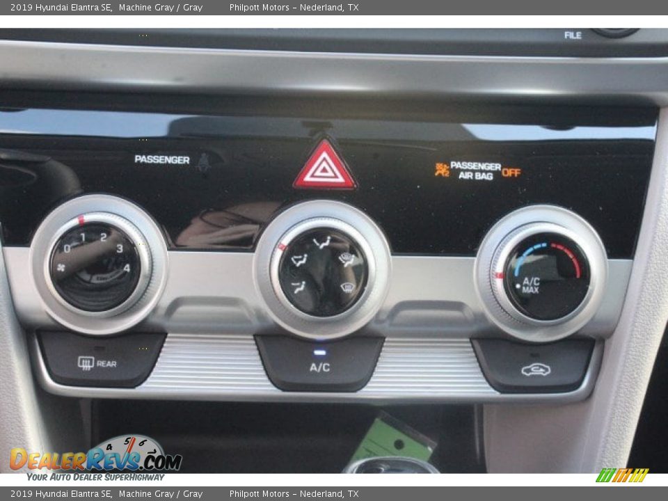 2019 Hyundai Elantra SE Machine Gray / Gray Photo #12