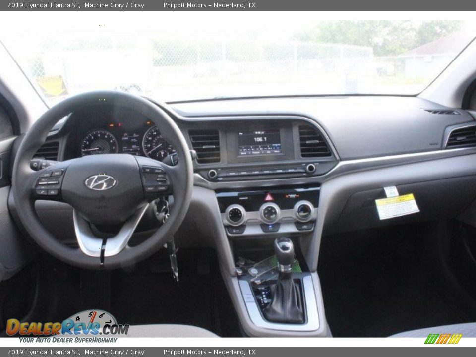 2019 Hyundai Elantra SE Machine Gray / Gray Photo #18