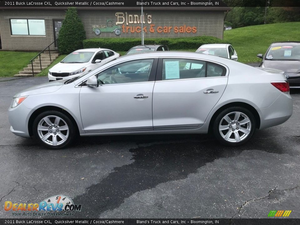 2011 Buick LaCrosse CXL Quicksilver Metallic / Cocoa/Cashmere Photo #1