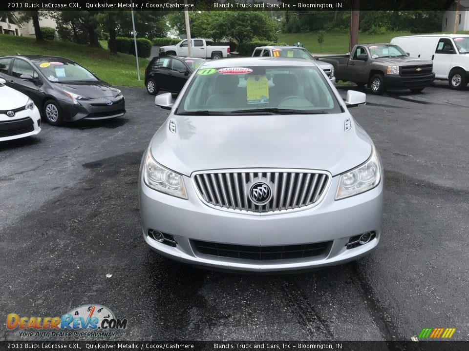 2011 Buick LaCrosse CXL Quicksilver Metallic / Cocoa/Cashmere Photo #3
