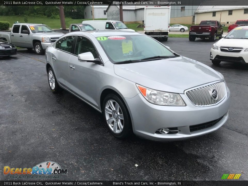 2011 Buick LaCrosse CXL Quicksilver Metallic / Cocoa/Cashmere Photo #4