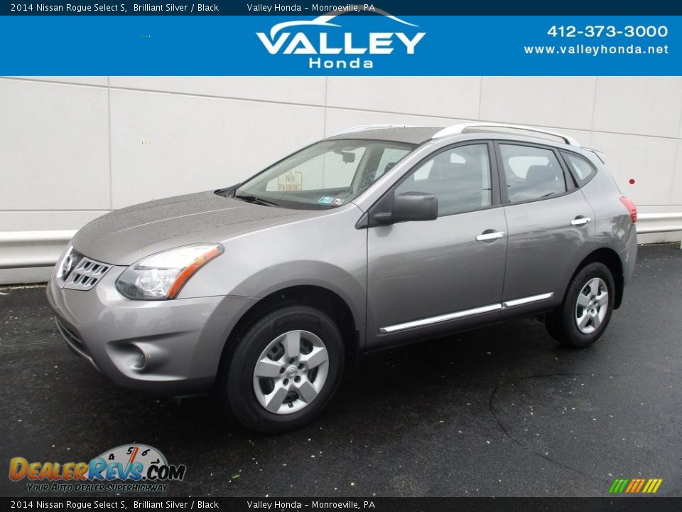 2014 Nissan Rogue Select S Brilliant Silver / Black Photo #1