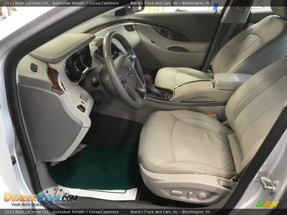 2011 Buick LaCrosse CXL Quicksilver Metallic / Cocoa/Cashmere Photo #10