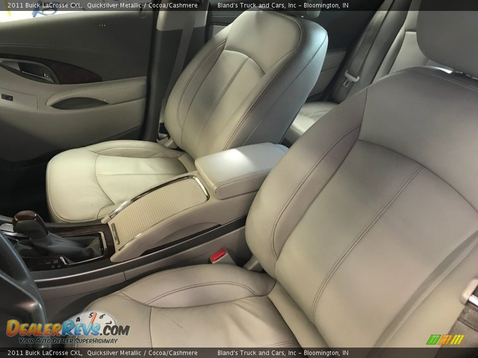 2011 Buick LaCrosse CXL Quicksilver Metallic / Cocoa/Cashmere Photo #11