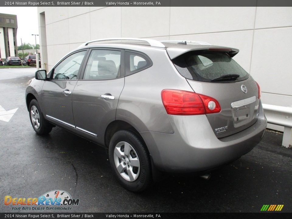 2014 Nissan Rogue Select S Brilliant Silver / Black Photo #3
