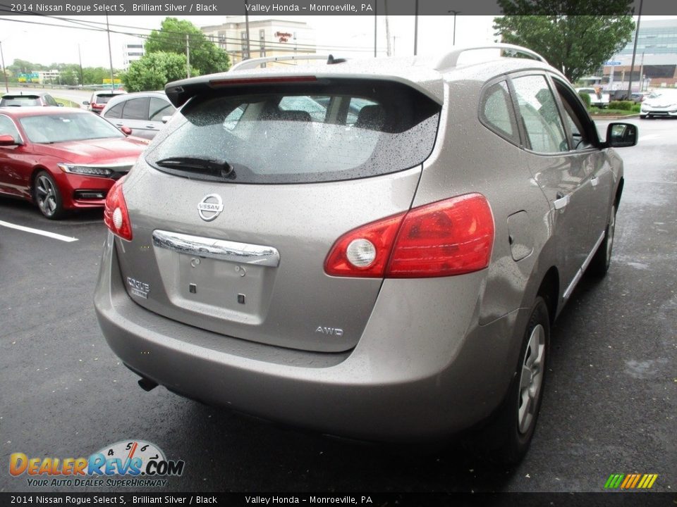 2014 Nissan Rogue Select S Brilliant Silver / Black Photo #5