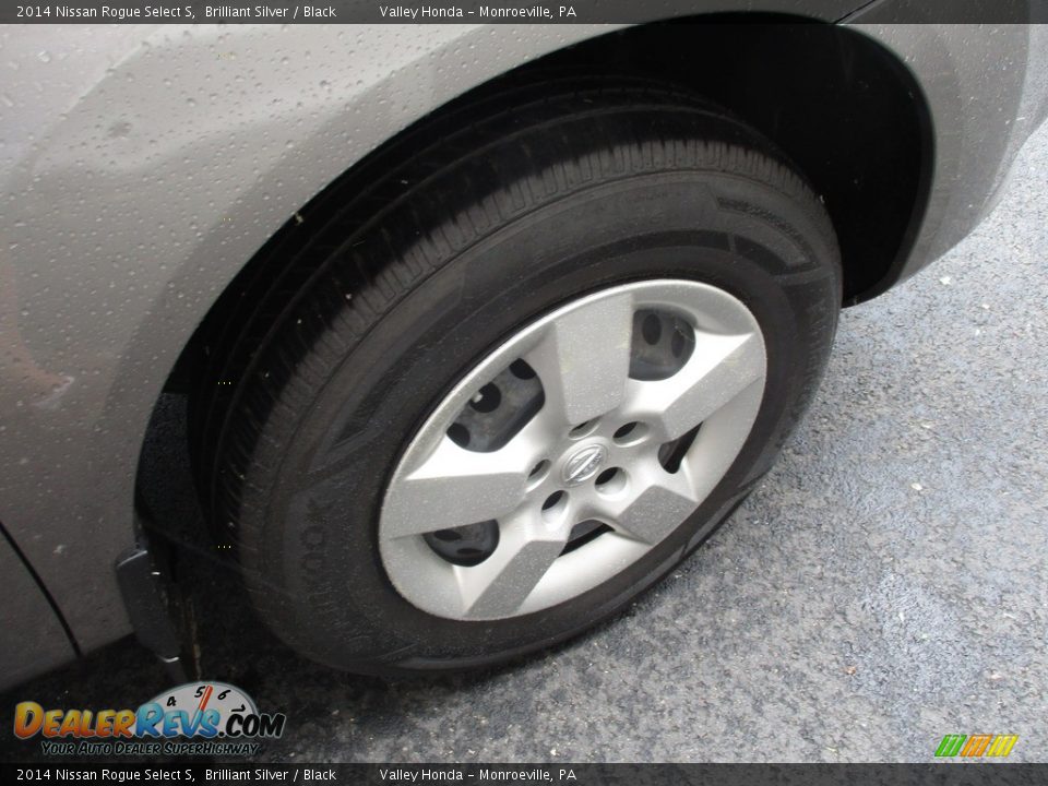 2014 Nissan Rogue Select S Brilliant Silver / Black Photo #7