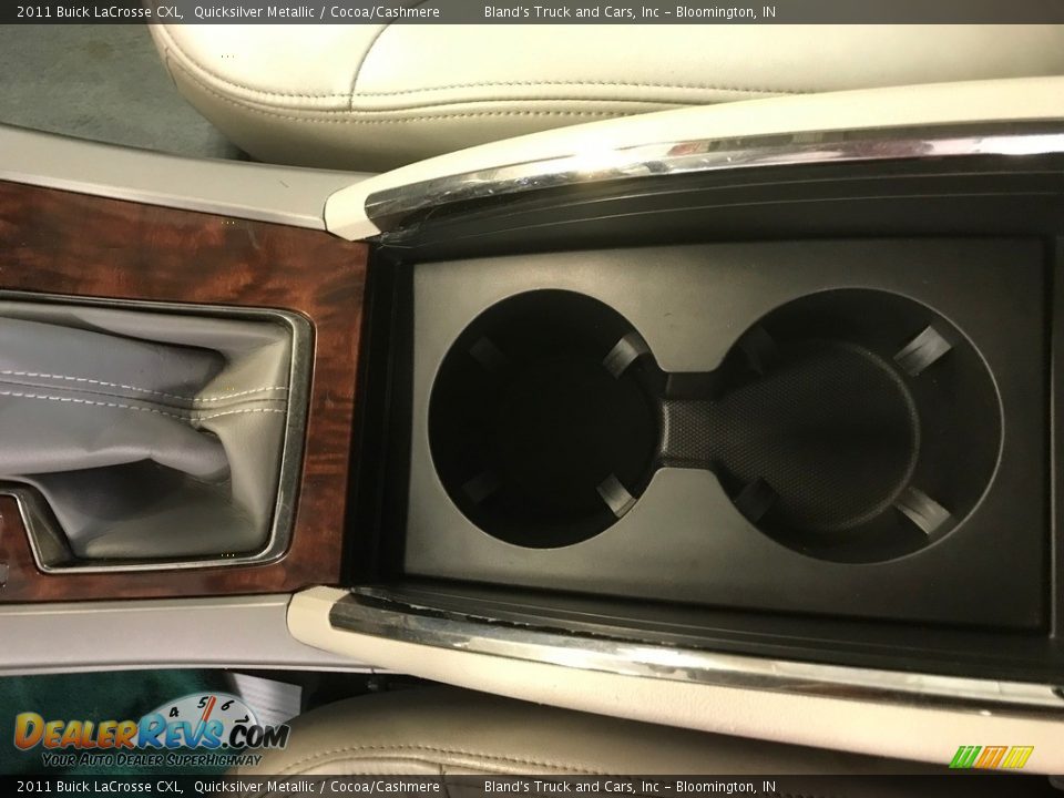 2011 Buick LaCrosse CXL Quicksilver Metallic / Cocoa/Cashmere Photo #20