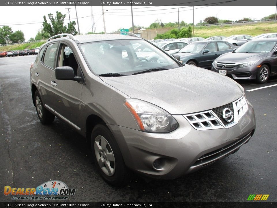 2014 Nissan Rogue Select S Brilliant Silver / Black Photo #8
