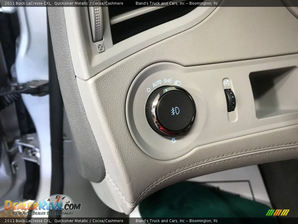 2011 Buick LaCrosse CXL Quicksilver Metallic / Cocoa/Cashmere Photo #22