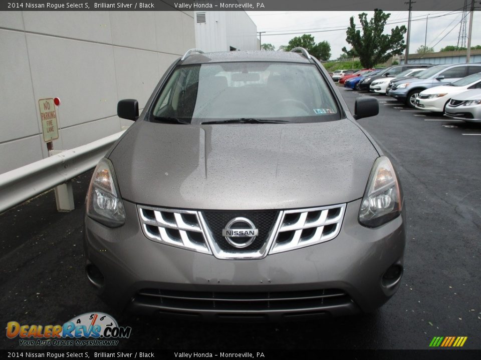 2014 Nissan Rogue Select S Brilliant Silver / Black Photo #9