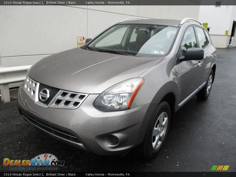 2014 Nissan Rogue Select S Brilliant Silver / Black Photo #10