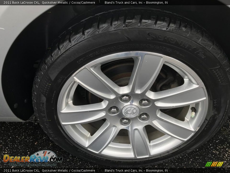 2011 Buick LaCrosse CXL Quicksilver Metallic / Cocoa/Cashmere Photo #27