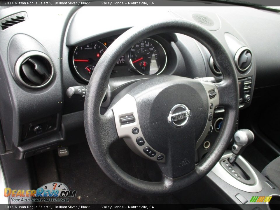 2014 Nissan Rogue Select S Brilliant Silver / Black Photo #14