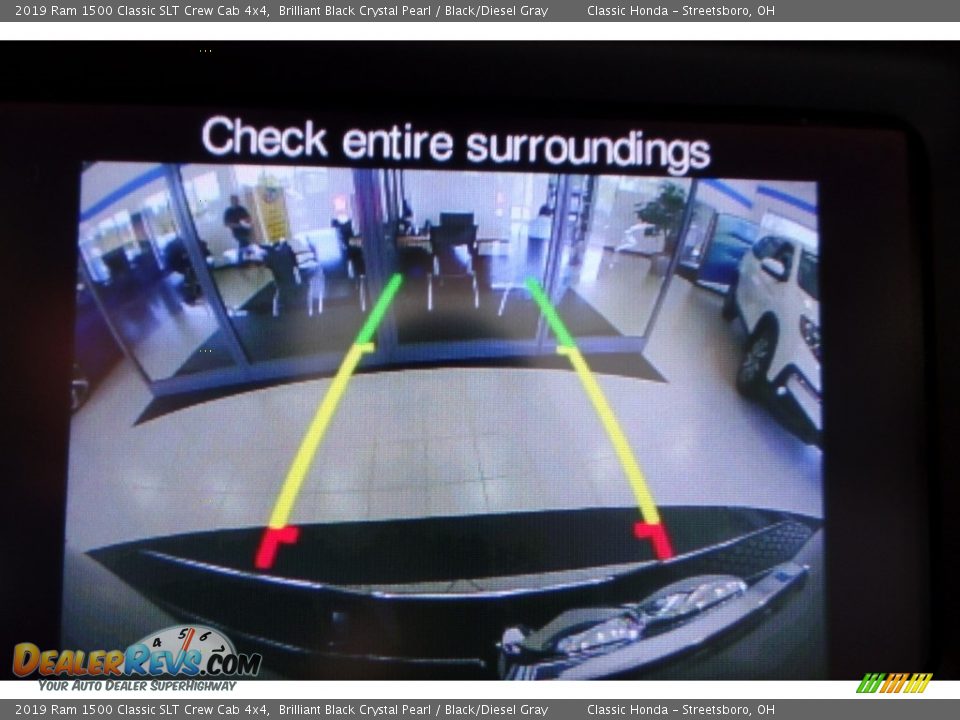 2019 Ram 1500 Classic SLT Crew Cab 4x4 Brilliant Black Crystal Pearl / Black/Diesel Gray Photo #29