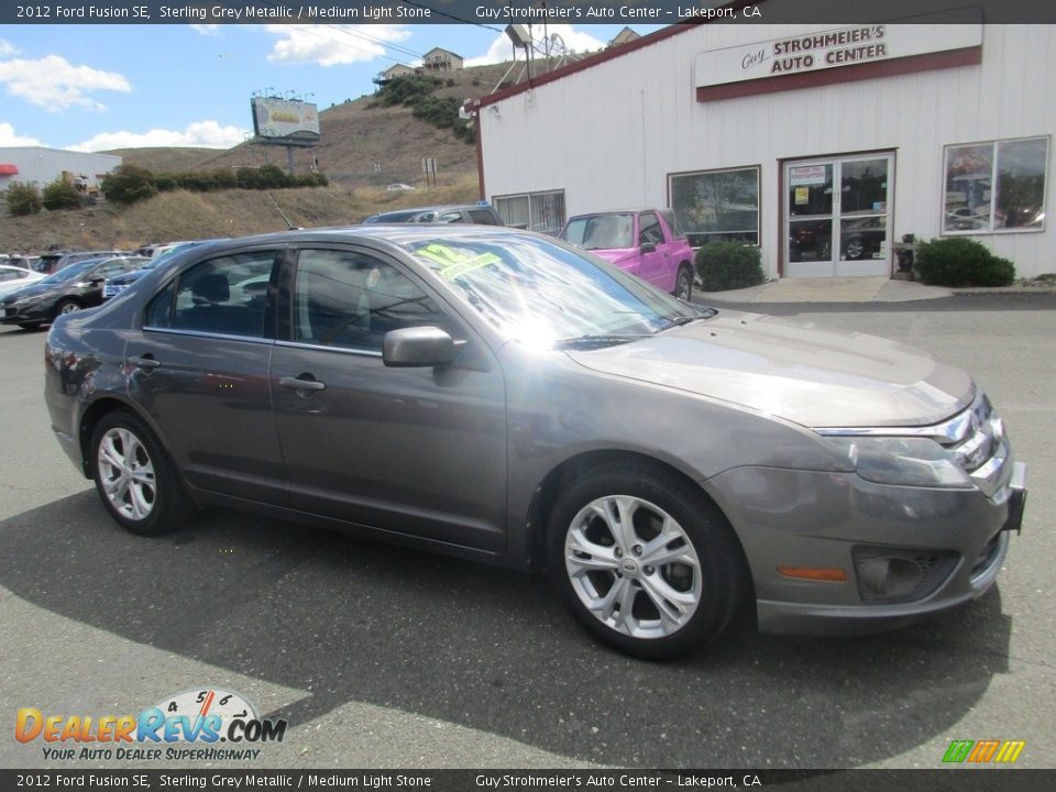 2012 Ford Fusion SE Sterling Grey Metallic / Medium Light Stone Photo #1