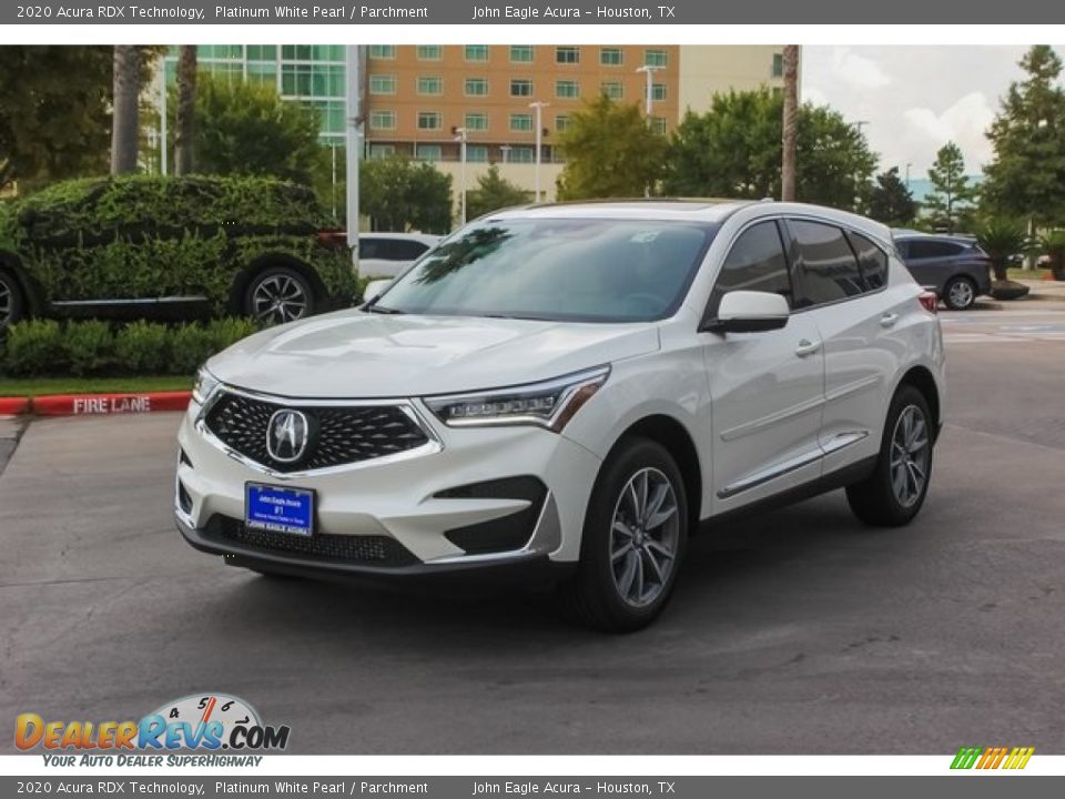 2020 Acura RDX Technology Platinum White Pearl / Parchment Photo #3