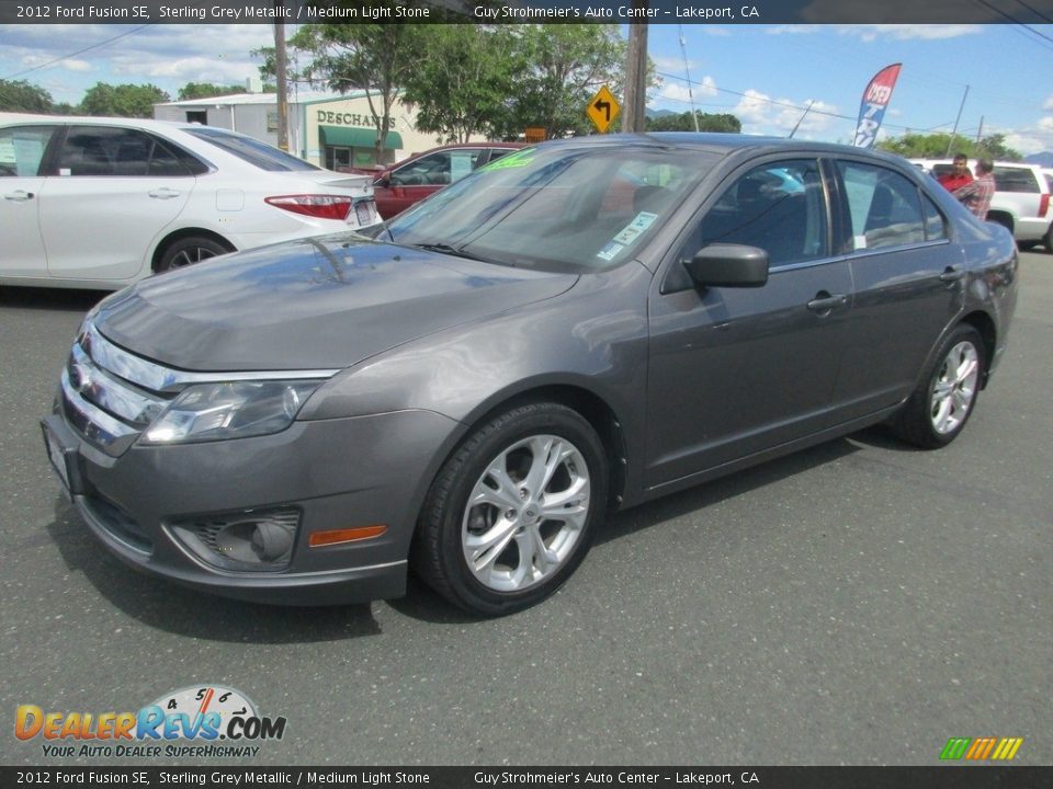 2012 Ford Fusion SE Sterling Grey Metallic / Medium Light Stone Photo #3